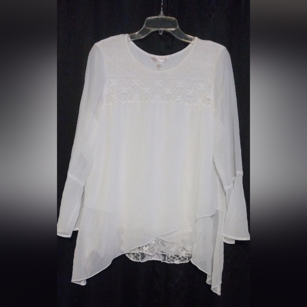 Krazy Kat long sleeve shear blouse .